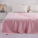 Mint green bamboo fiber cooling summer blanket bedroom diamond quilt