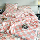 DecorBites™ Cool Feeling Silky Summer Comforter & Latex Fitted Sheet Set
