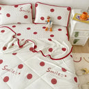 DecorBites™ Cool Feeling Silky Summer Comforter & Latex Fitted Sheet Set