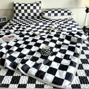 DecorBites™ Cool Feeling Silky Summer Comforter & Latex Fitted Sheet Set