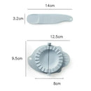 Mint green leaf silicone dumplings maker tool kitchen accessory