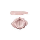 Mint green leaf silicone dumplings maker tool kitchen accessory