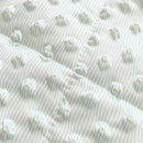 Mint green textured cooling massage blanket bedroom comforter