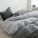Mint green & white ginkgo leaf cartoon print bedding set bedroom