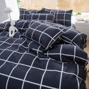 Mint green & white ginkgo leaf cartoon print bedding set bedroom