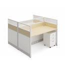 Corven · Straight Workstation Cubicle, White