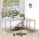 L Shaped Desk 48 X 48 Inches Maple Finish Home Office Desk