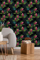 Mix of Exotic Leaves Wallpaper