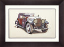 Mixed technique stitch kit M-95C "Auto Skoda 1933"