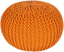 Harmannsdorf Bright Orange Pouf