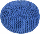 Harmannsdorf Bright Blue Pouf