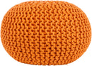 Harmannsdorf Bright Orange Pouf