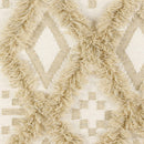 Malay Cream Diamond Fringe Wall Hanging - Clearance
