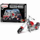 Motorcycle Bike Chopper Construction Model Kit (940 Pieces)