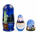 New York City Wooden Stacking Nesting Dolls