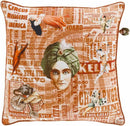 Themaat Burnt Orange Pillow Cover
