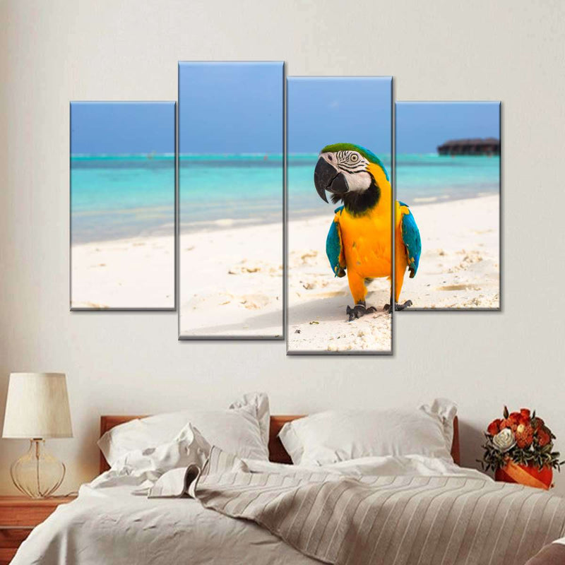 Parrot On Summer Day Wall Art