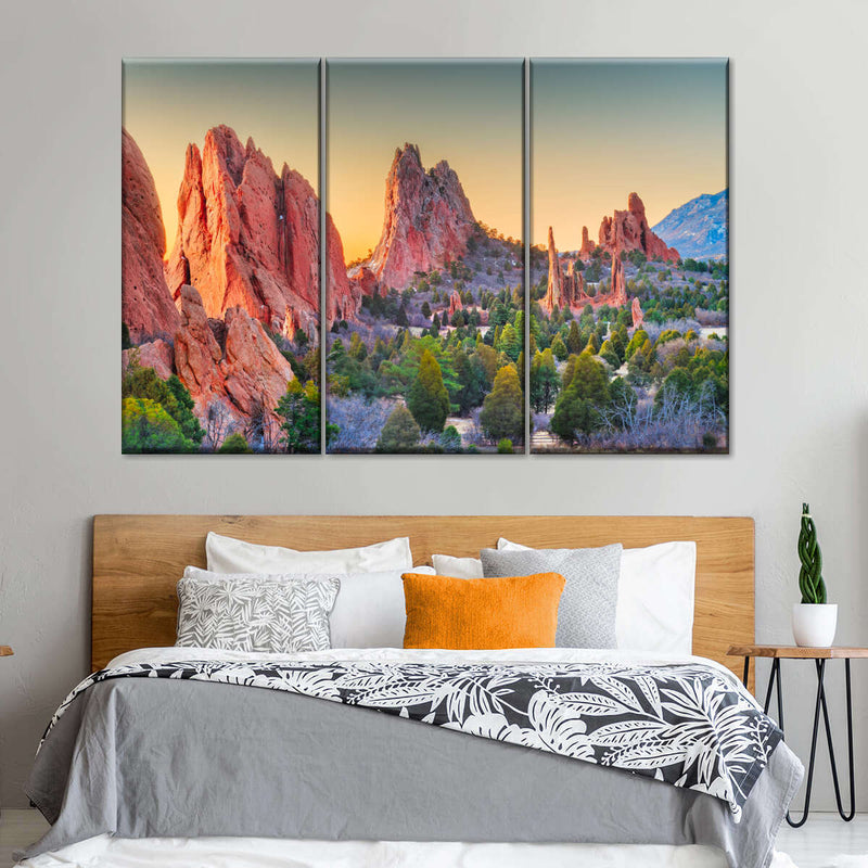 Garden Of The Gods Sunrise Wall Art