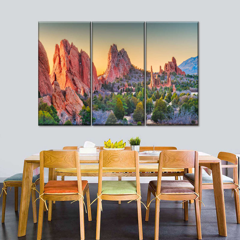 Garden Of The Gods Sunrise Wall Art