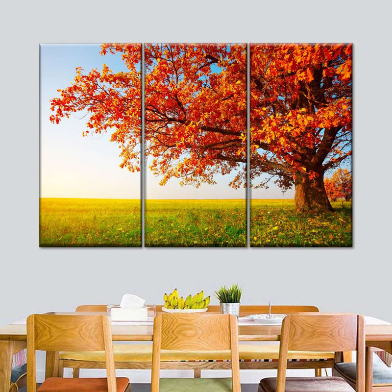 Autumn Oak Tree Wall Art