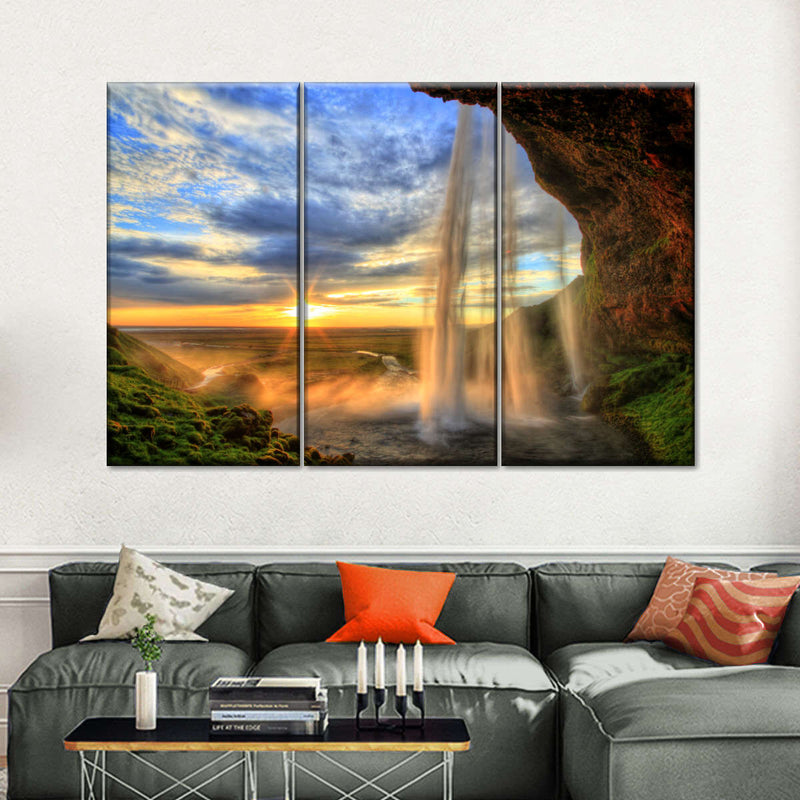 Mountain Waterfall Wall Art