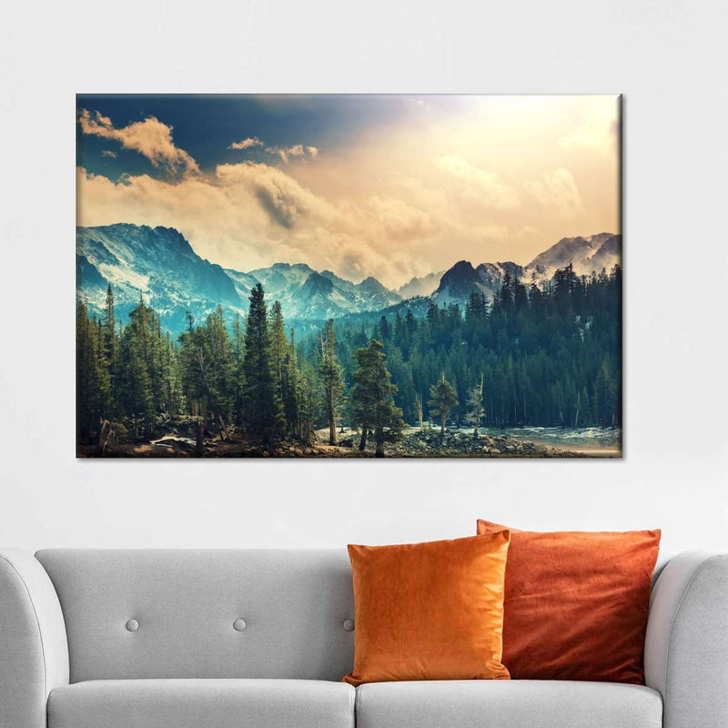 Sierra Nevada Mountainscape Wall Art