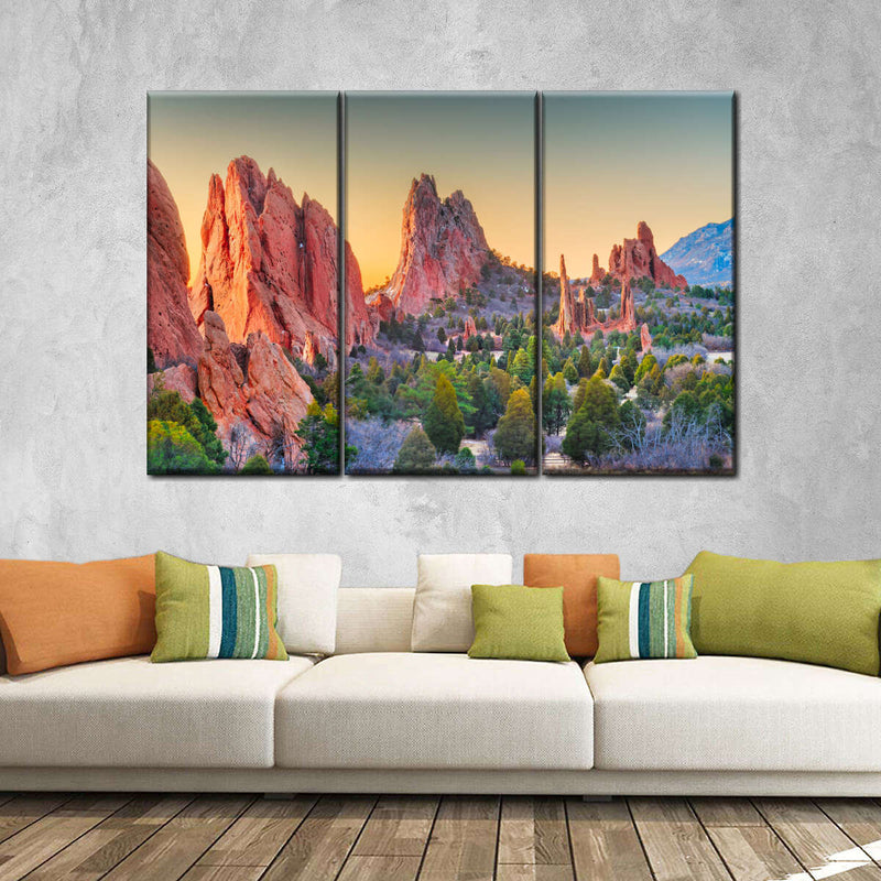 Garden Of The Gods Sunrise Wall Art