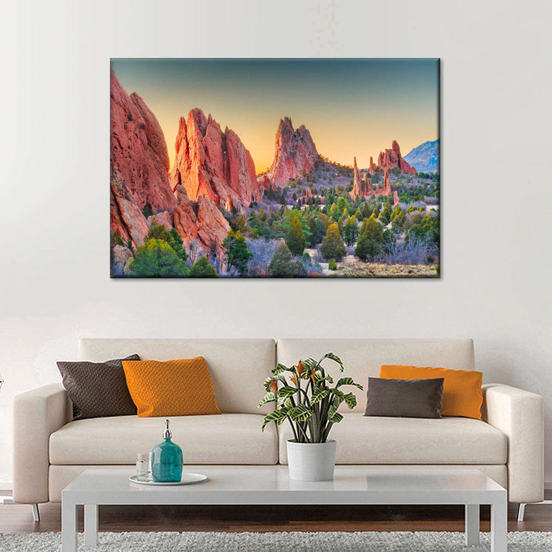 Garden Of The Gods Sunrise Wall Art