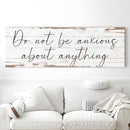 Do Not Be Anxious About Anything Faith Sign II