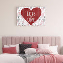 Valentine Lots Of Love Sign
