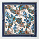 Martino - Silk Pocket Square - Blue
