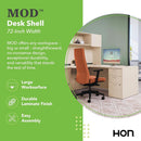 Executive Desk 72 Inch Wide With Cord Management System