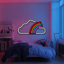 Rainbow Cloud Metal Neon Wall Art- LN0198