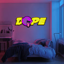 UV Printed DOPE Neon Wall Art- LV0103