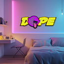 UV Printed DOPE Neon Wall Art- LV0103