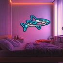Shark Metal Neon Wall Art- LN0216