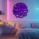 Chill Out Metal Neon Wall Art- LN0134