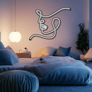 Lineart Face Metal Neon Wall Art- LN0168