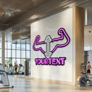 Custom GYM Metal Neon Wall Art- LN0222