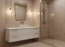 Curved Brass Mirror - Frame Wall Mirror