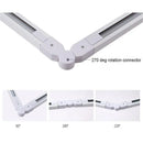 Modern 100cm black & white track for living room lighting