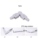 Modern 100cm black & white track for living room lighting