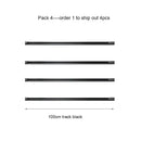 Modern 100cm black & white track for living room lighting