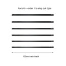 Modern 100cm black & white track for living room lighting