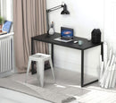 Modern 48 Inch Black Computer Desk for Home Office