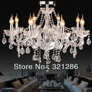 Modern 8 arm crystal k9 chandelier living room lighting