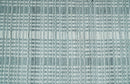 Modern Striped 8x10 Hand Made Ivory and Gray Blended Wool Area Rug