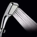 Modern abs chrome square rainfall shower head for bathroom