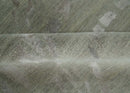 Modern Abstract 5x7 Olive and Gray Hand Knotted Wool and Silk Area Rug