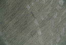 Modern Abstract 5x7 Olive and Gray Hand Knotted Wool and Silk Area Rug